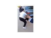 Kızların ‘küfür’ kavgası kamerada