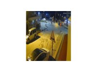 Manavgat’ta motosiklet kazası kamerada