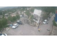 Osmaniye’de 9’u öğrenci 11 kişinin yaralandığı kaza güvenlik kamerasında