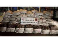 3 ton 100 kilo kaçak tütün ele geçirildi