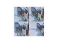 Powerbank alev aldı, çalışan aracı yanmaktan kurtardı