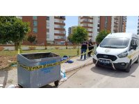 Çöp konteynerinden insan kafatası çıktı
