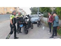 Polisi görünce kaçan motosikletliye 19 bin 677 TL para cezası
