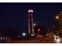 Hatay’ın 161 yıllık fener kulesi ışıklandırıldı