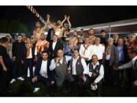 Serik’te Başpehlivan Cengizhan Şimşek oldu