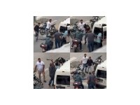 Mersin’de trafikte bıçaklı kavga: O anlar kamerada