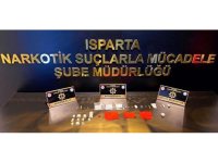 Isparta’da satışa hazır bin 189 kullanımlık sentetik madde ele geçirildi