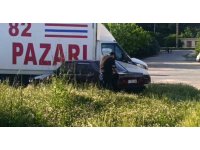 Polisin ‘dur’ ihtarına uymayıp kaçan otomobil otların arasında bulundu