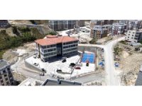 Orhanlı afet konutlarında inşa edilen ilkokul ve ortaokulda sona gelindi