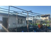 Bahçe evinde çıkan yangın maddi hasara neden oldu