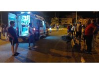 Mersin’de otomobilin çarptığı motosikletin sürücüsü yaralandı