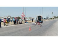 Otomobilin çarptığı bisikletli hayatını kaybetti