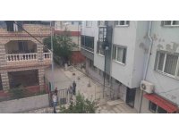 Bina dışındaki asansör arızalanınca sokağı seyre başladı