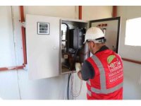 HATSU, Hassa’da 1740 metrelik enerji nakil hattı döşedi