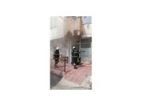 İmalathanede çıkan yangında 25 kilo kahve ve kavurma makinesi zarar gördü