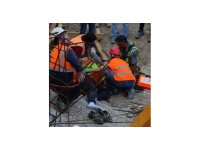 Kalıbın yan yatması sonucu 2 inşaat işçisi yaralandı