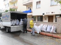 Konyaaltı Belediyesi evleri ısıtıyor