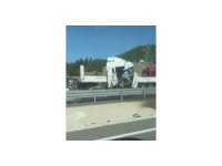 Kahramanmaraş’ta tır kazası: 1 yaralı