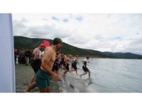 Beyazın ve turkuazın kalbinde nefes kesen mücadele; Salda Gölü’nde sporla doğa el ele