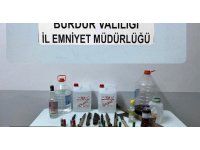 Burdur’da silah ve kaçak içki operasyonu: 1 gözaltı