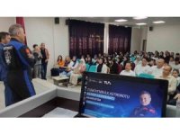 Türkiye’nin ilk astronotu Alper Gezeravcı, Anamur’da öğrencilerle buluştu