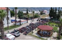 Kaş’ta motosikletlere yönelik huzur ve güven uygulamasında 145 araç trafikten men edildi