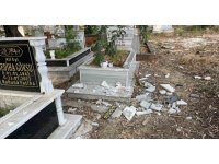 Bayram arifesinde mezarlığa gelen vatandaşlar hayatlarının şokunu yaşadı