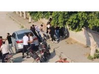 Bayram günü meydan savaşı gibi kavga kamerada