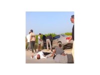 Otomobil ile hafif ticari araç çarpıştı: 7 yaralı