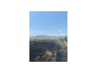 Burdur’da çıkan yangında 3 dönüm ekili alan zarar gördü