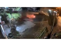 Drift atmaya doymayan sürücü kamerada