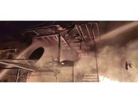 Burdur’da 2 katlı evde çıkan yangın paniğe neden oldu