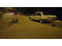 Yalvaç’ta park halindeki araca çarpan 17 yaşındaki motosiklet sürücüsü ağır yaralandı