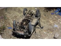 Takla atan cipte bulunan 2 kişi yaralandı