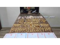 Hatay’da piyasaya sürülmeye hazır onlarca sahte altın ele geçirildi