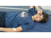 Voleybol filesine takılan öğrenci ölümden döndü: O anlar kamerada