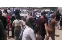 Yol çalışması esnasında yaşanan patlama hastanede paniğe neden oldu