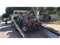 Kurallara uymayan motosiklet sürücülerine ceza yağdı