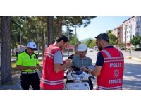 Isparta’da kusurlu bulunan 34 sürücüye idari para cezası