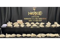 Antalya’da 15 kilogram eroin ele geçirildi