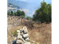 Antalya’da ormanlık alanı tehdit eden yangına müdahale ediliyor