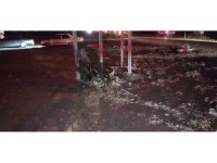 Hafif ticari araçla çarpışan motosikletin sürücüsü öldü