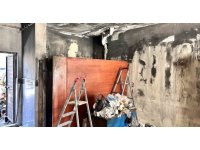 Motosiklet ustasının 35 yıllık emeği yangında küle döndü