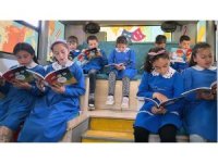 Hayalleri taşıyan kütüphane, kırsalda 5 bin çocukla buluştu