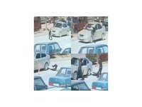 Otomobil yayaya çarptı: O anlar kamerada