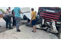 Osmaniye’de tır ile otomobilin karıştığı kazada 1 kişi hayatını kaybetti