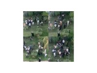 Mersin’de iki grup arasında sopalı sandalyeli kavga: O anlar kamerada