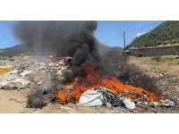 Osmaniye’de hurdalıkta çıkan yangın söndürüldü