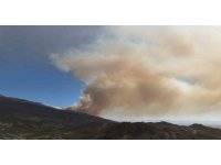 Hatay’da yangın bölgesi havadan görüntülendi