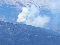 Isparta’da ormanlık alanda yangın